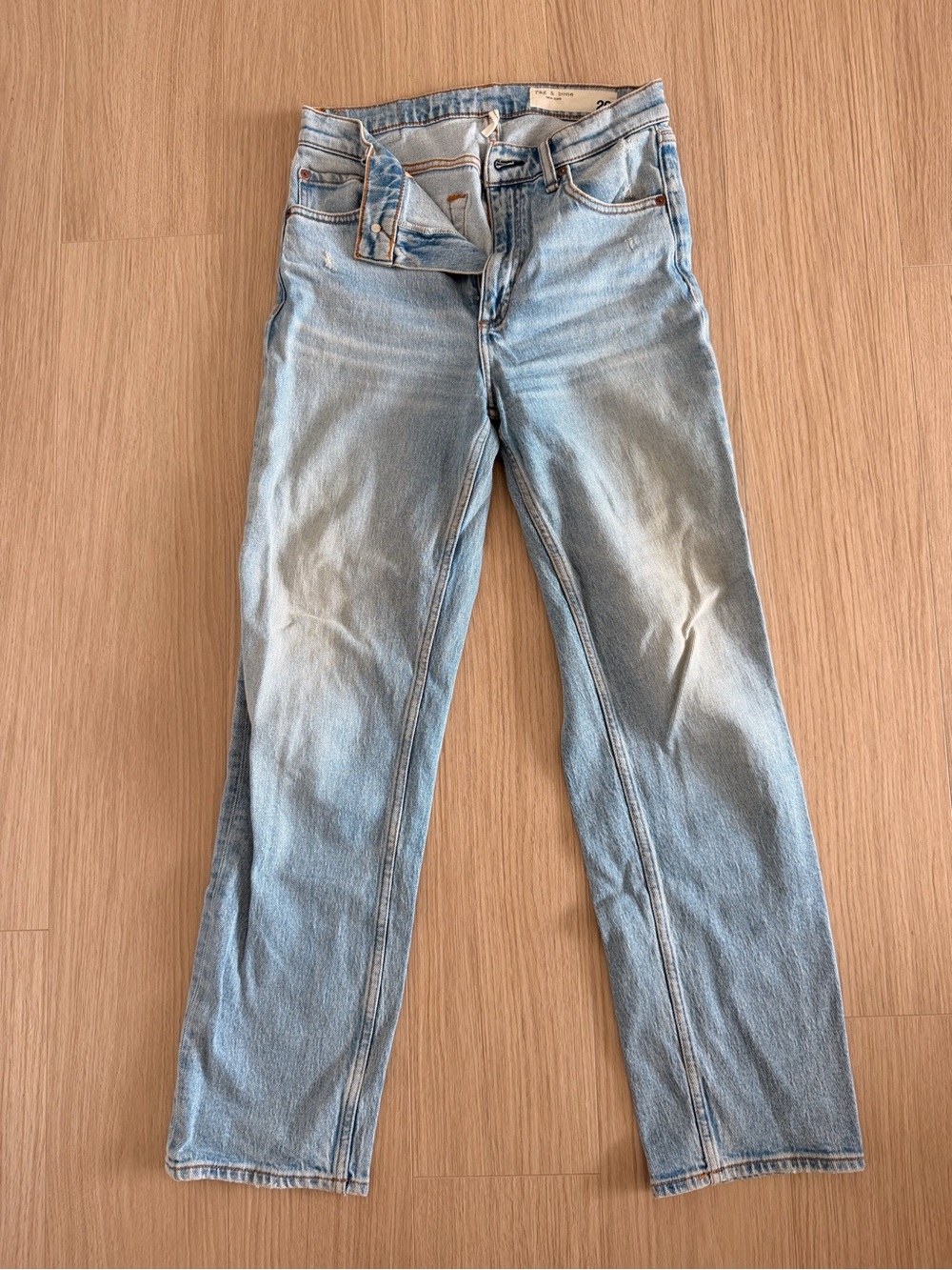 rag & bone Harlow Mid-Rise Straight Leg Women’s Jeans